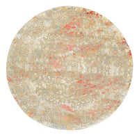 Designer Rug round  - 204 x 202 cm - sand
