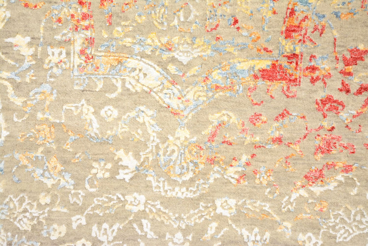 Designer Rug round  - 204 x 202 cm - sand