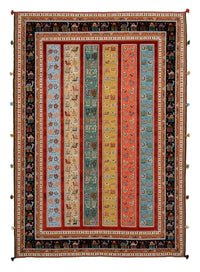 Oriental Rug - 245 x 176 cm - multicolored