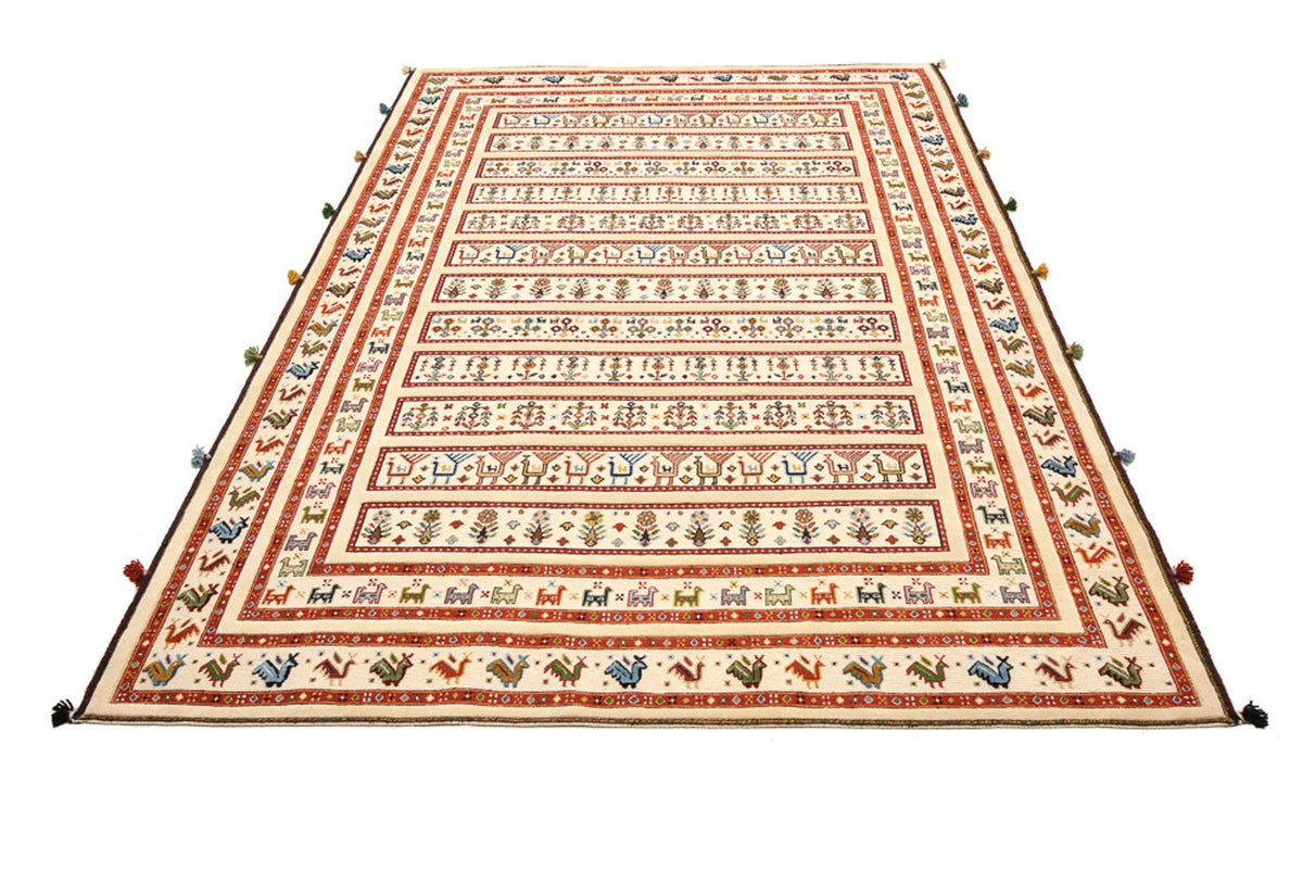 Oriental Rug - 245 x 177 cm - light beige