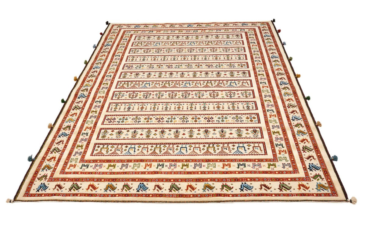 Oriental Rug - 245 x 177 cm - light beige