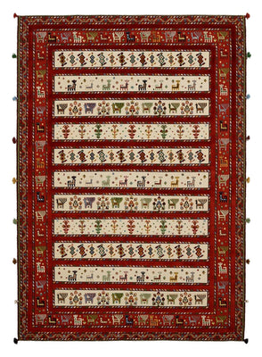 Oriental Rug - 245 x 175 cm - light beige