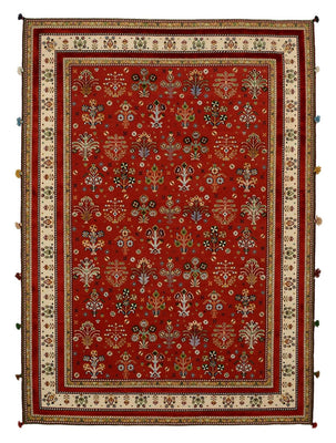 Oriental Rug - 245 x 176 cm - red