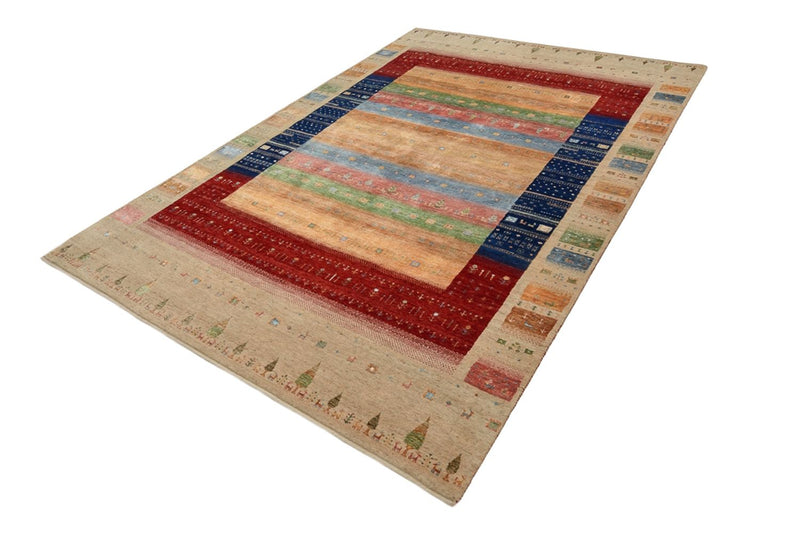 Gabbeh Rug - Loribaft Indus - 302 x 205 cm - multicolored
