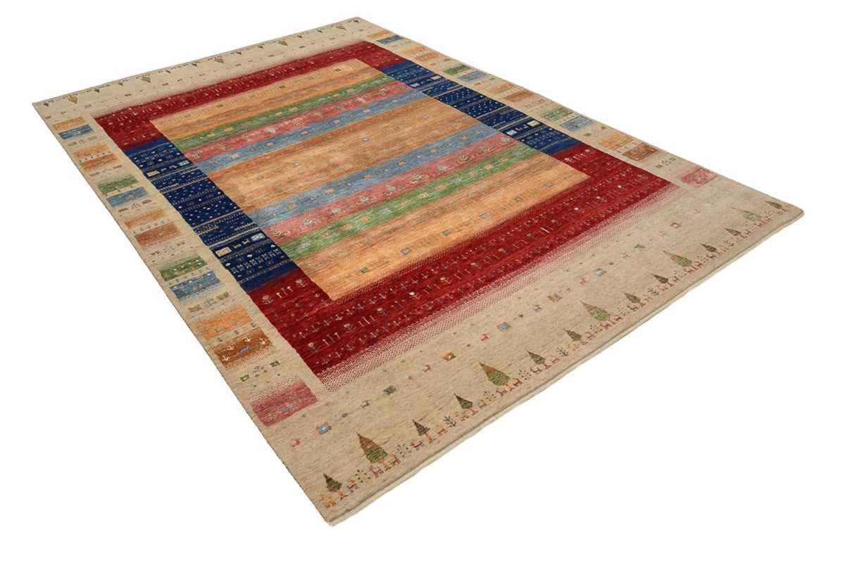 Gabbeh Rug - Loribaft Indus - 302 x 205 cm - multicolored