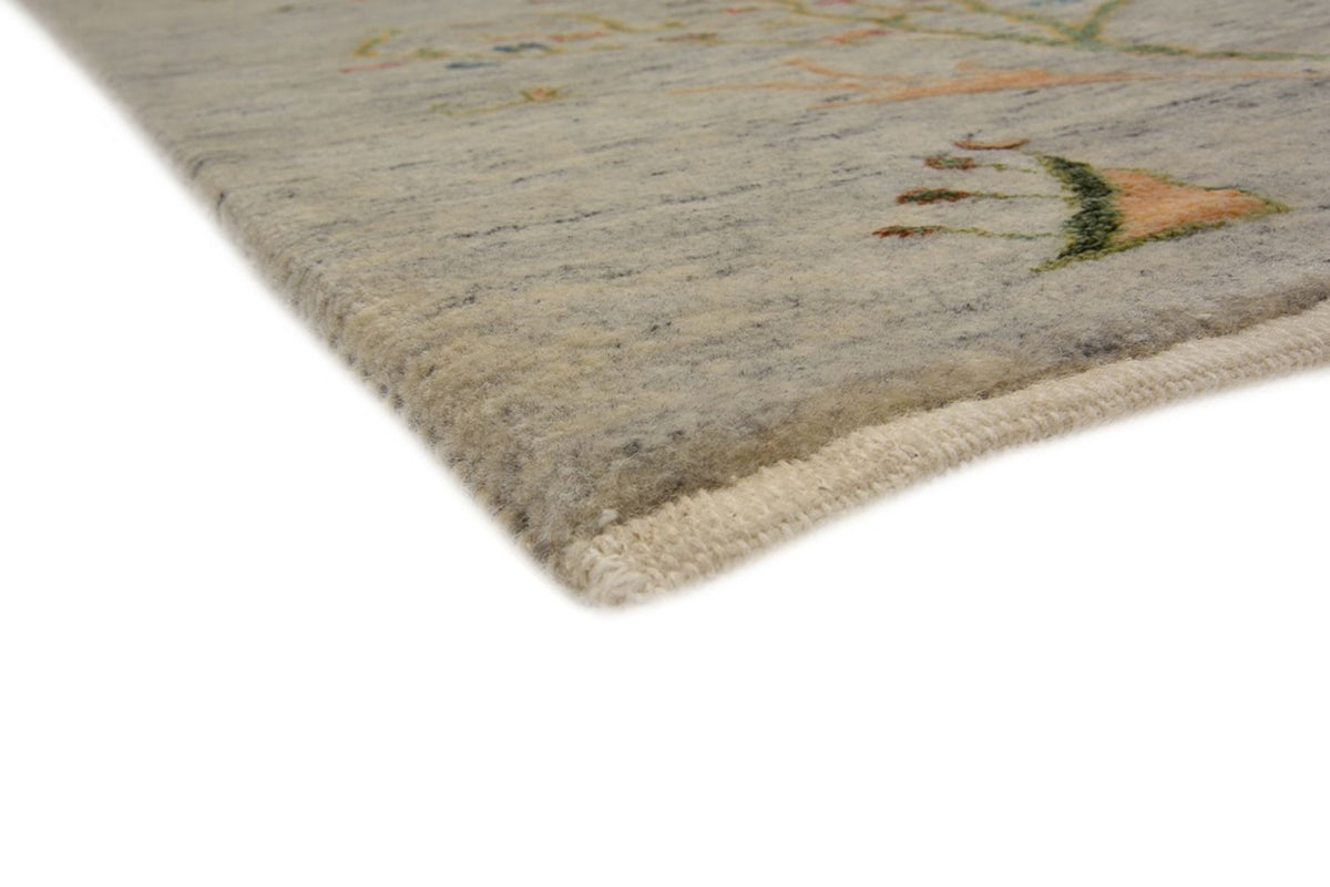 Gabbeh Rug - Loribaft Indus - 295 x 206 cm - light grey