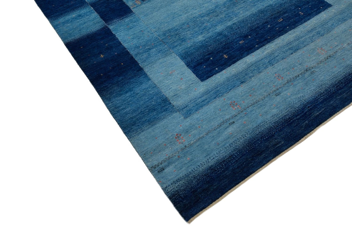 Gabbeh Rug - Loribaft Indus - 241 x 175 cm - blue
