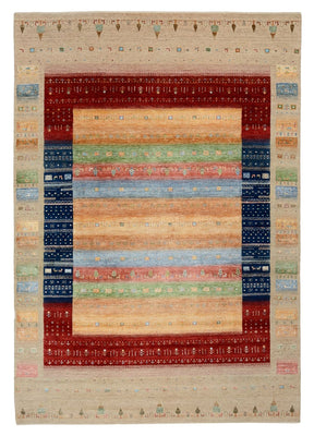 Gabbeh Rug - Loribaft Indus - 300 x 206 cm - multicolored