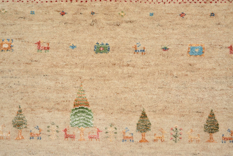 Gabbeh Rug - Loribaft Indus - 300 x 206 cm - multicolored