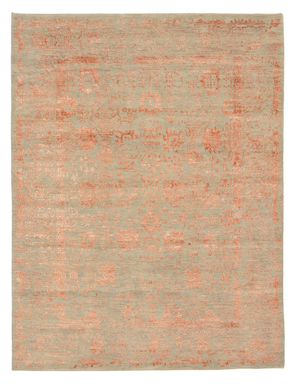 Designer Rug - 196 x 150 cm - rust