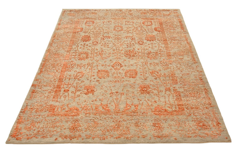Designer Rug - 196 x 150 cm - rust