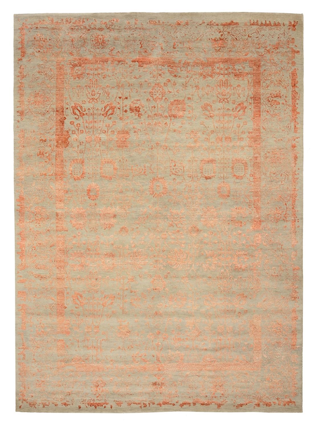 Designer Rug - 342 x 248 cm - rust