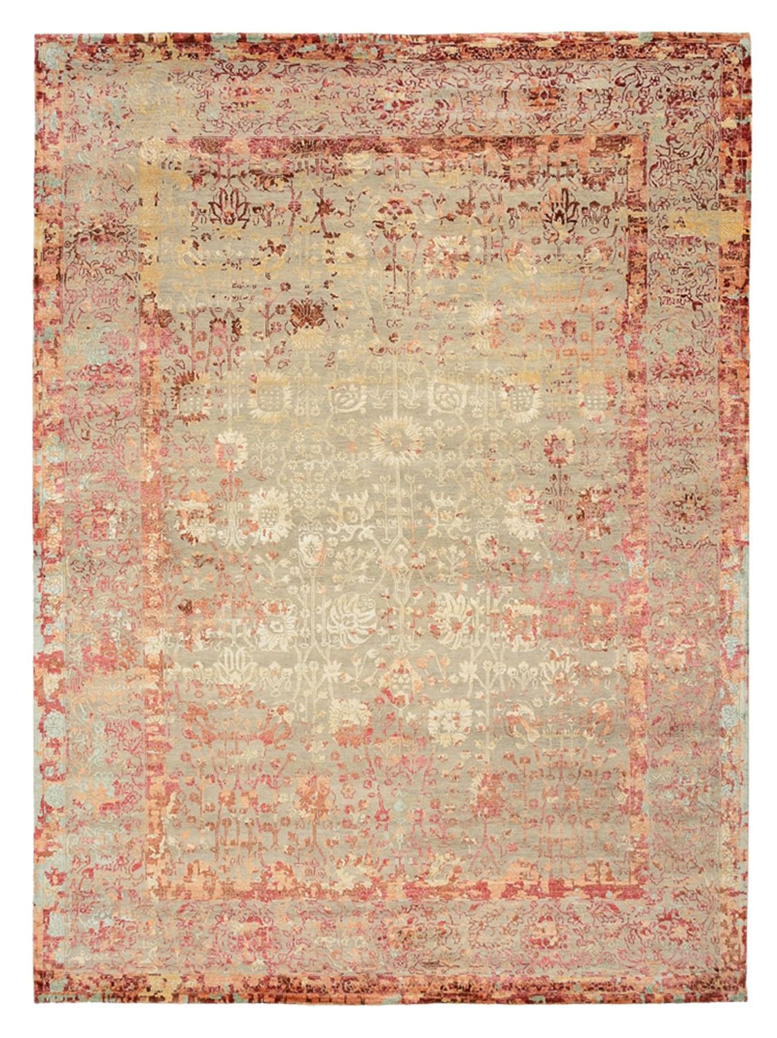 Designer Rug - 340 x 248 cm - terracotta