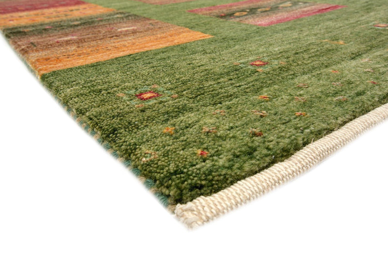 Gabbeh Rug - Loribaft Indus - 303 x 244 cm - green