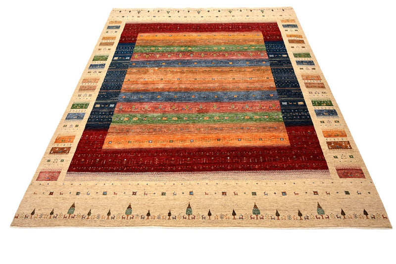 Gabbeh Rug - Loribaft Indus - 300 x 251 cm - multicolored