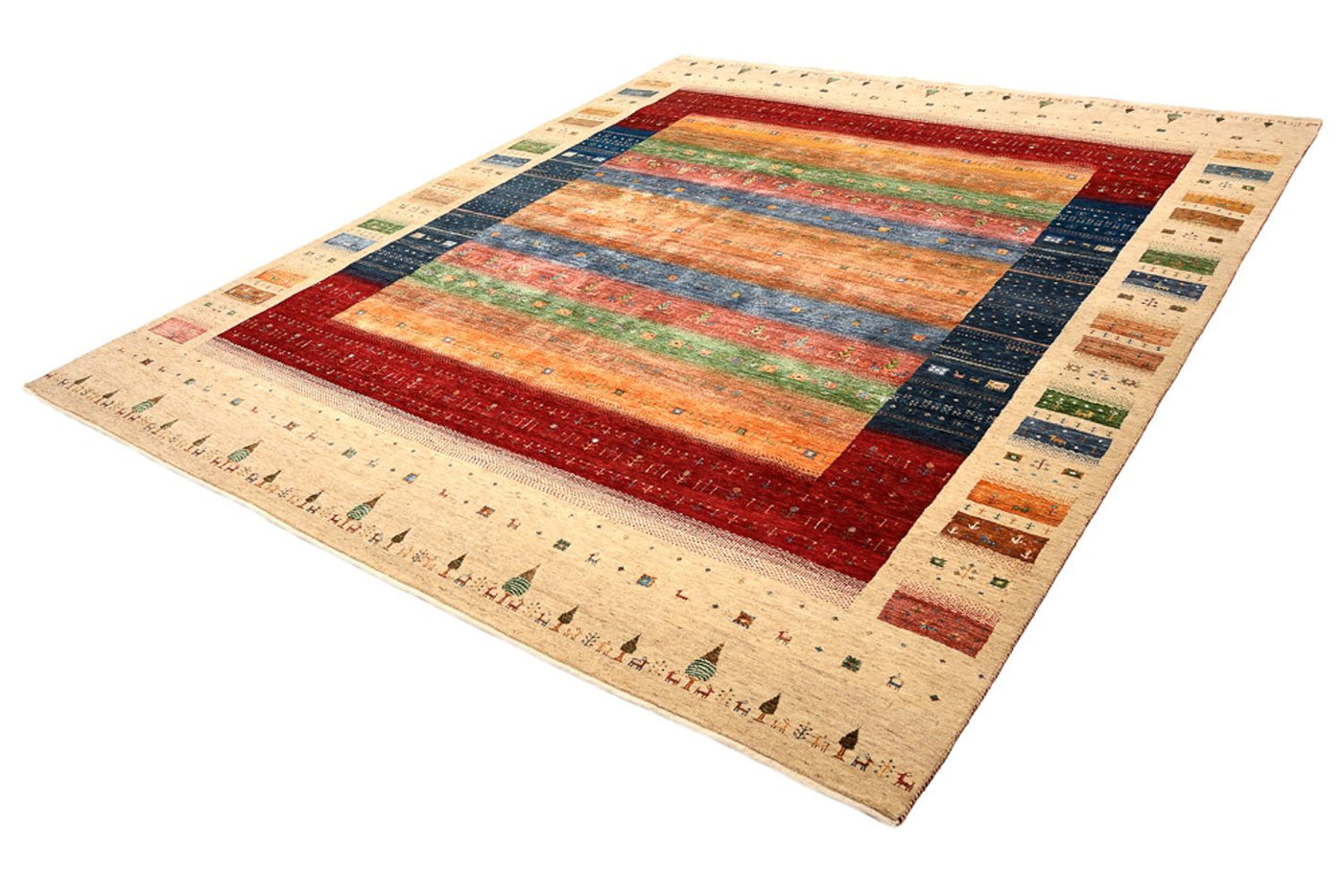 Indo Loribaft Rug 300x251cm - Wool Rug