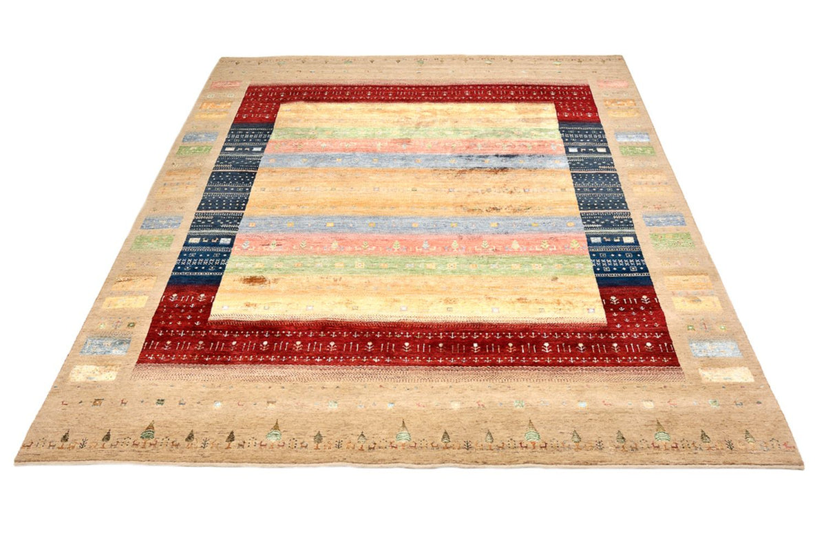 Gabbeh Rug - Loribaft Indus - 300 x 251 cm - multicolored