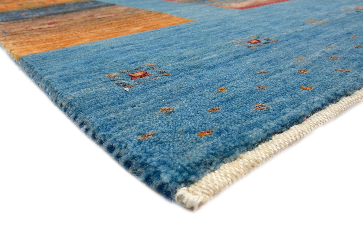 Gabbeh Rug - Loribaft Indus - 338 x 249 cm - blue