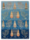 Gabbeh Rug - Loribaft Indus - 206 x 155 cm - blue