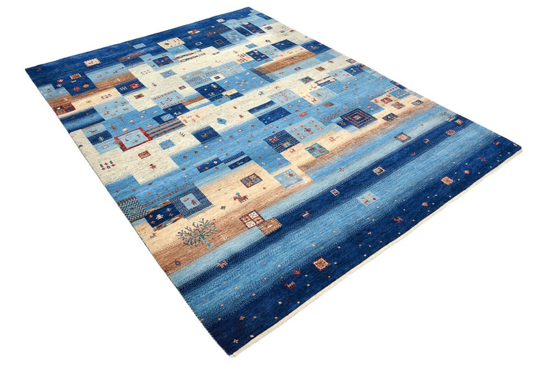 Gabbeh Rug - Loribaft Indus - 239 x 177 cm - multicolored
