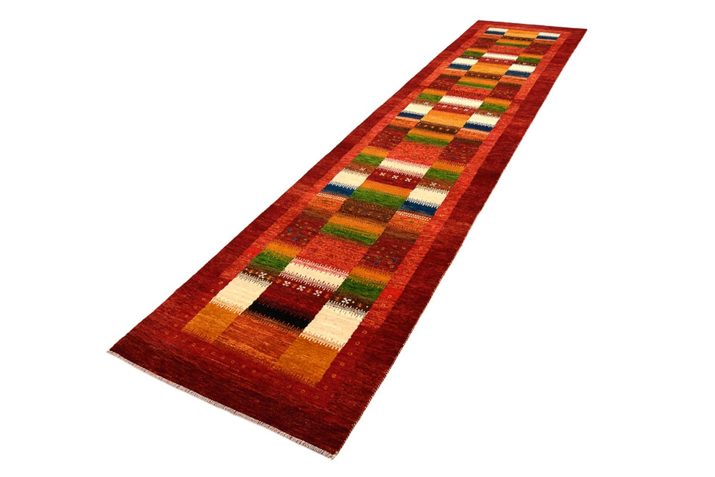 Indo Loribaft Rug 386x83cm - Wool Rug