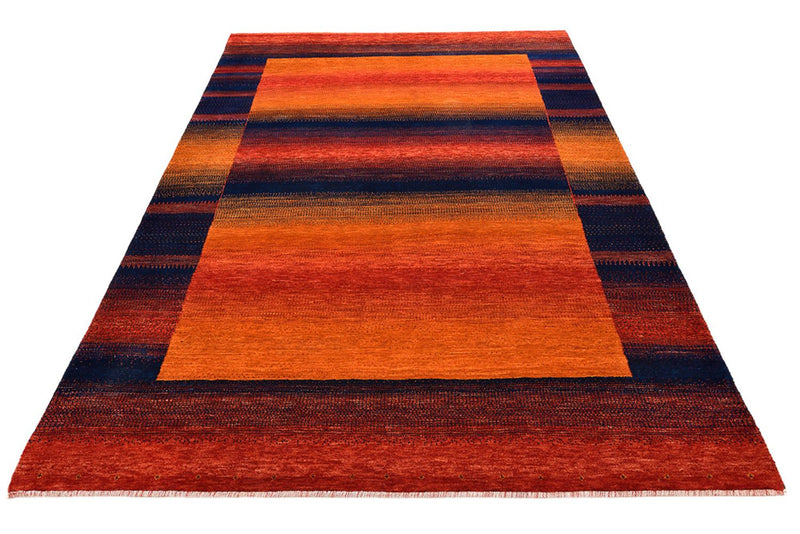 Gabbeh Rug - Loribaft Indus - 200 x 144 cm - rust