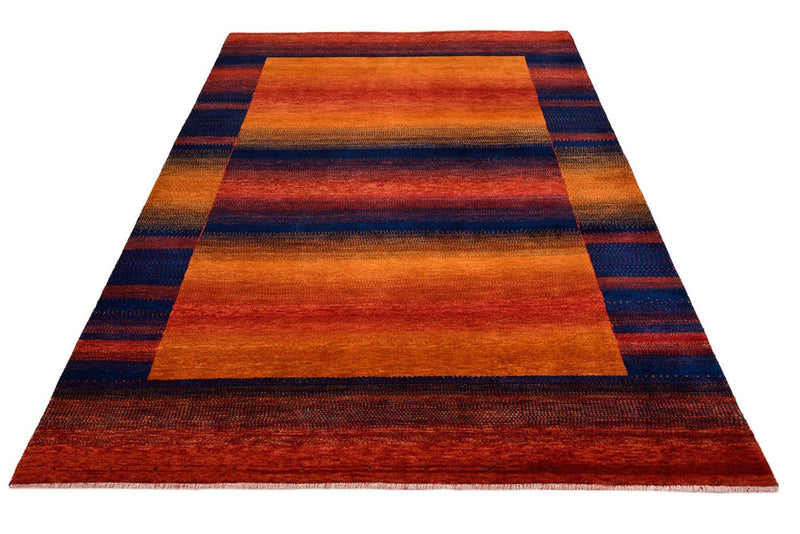 Gabbeh Rug - Loribaft Indus - 200 x 144 cm - rust