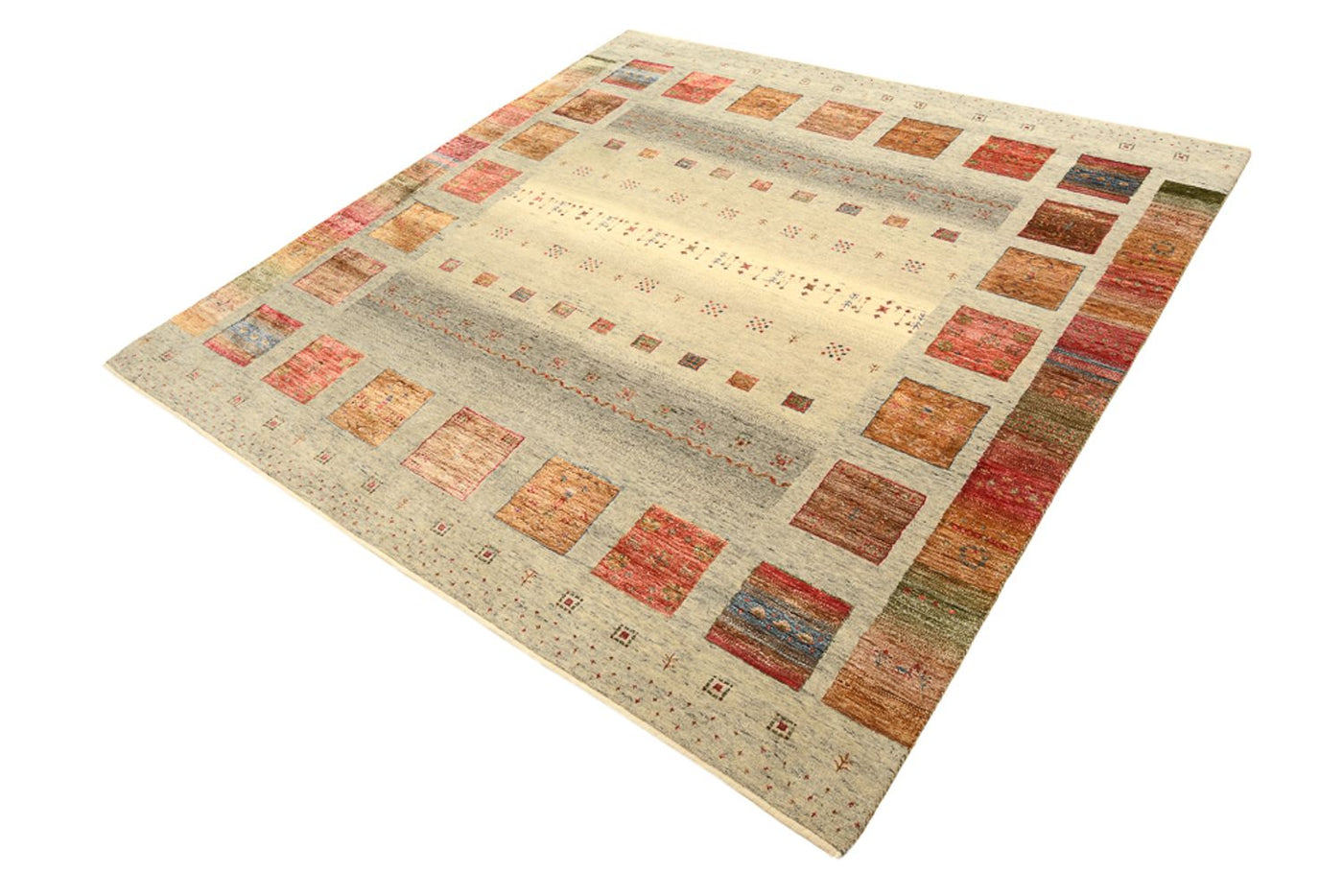 Indo Loribaft Rug 202x199cm - Wool Rug