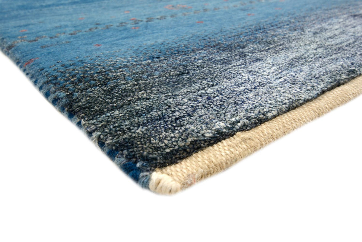 Gabbeh Rug - Loribaft Indus - 201 x 152 cm - sea blue