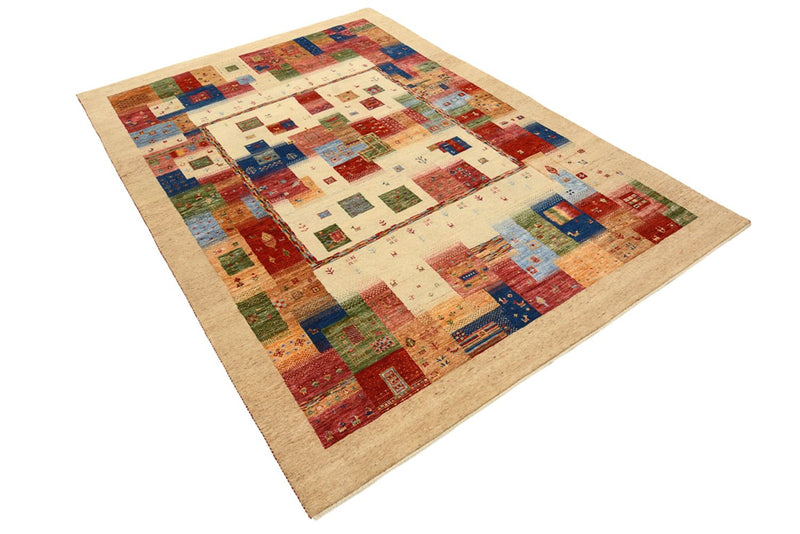 Gabbeh Rug - Loribaft Indus - 244 x 177 cm - multicolored