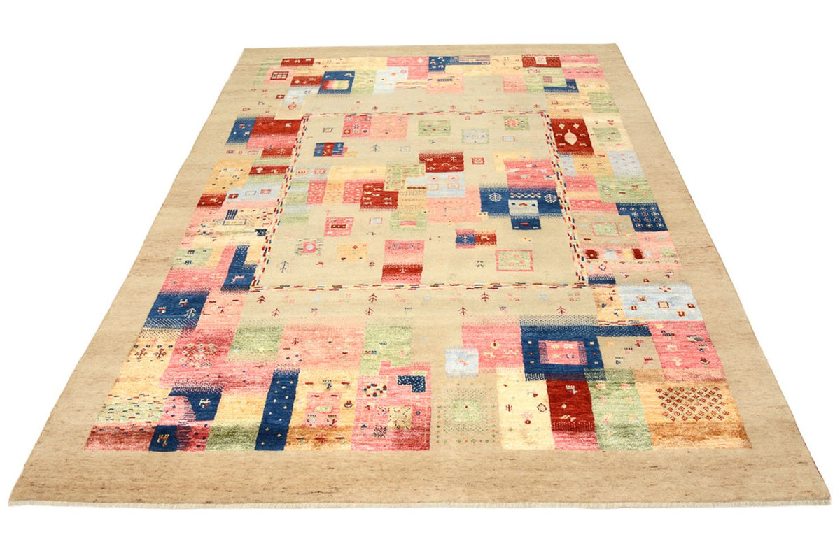 Gabbeh Rug - Loribaft Indus - 244 x 177 cm - multicolored