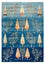 Gabbeh Rug - Loribaft Indus - 247 x 173 cm - sea blue