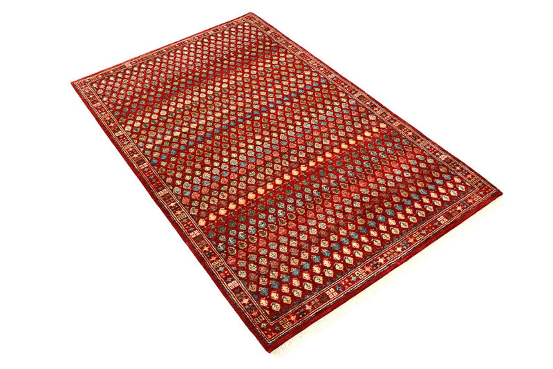 Designer Rug - 155 x 97 cm - bordeaux red