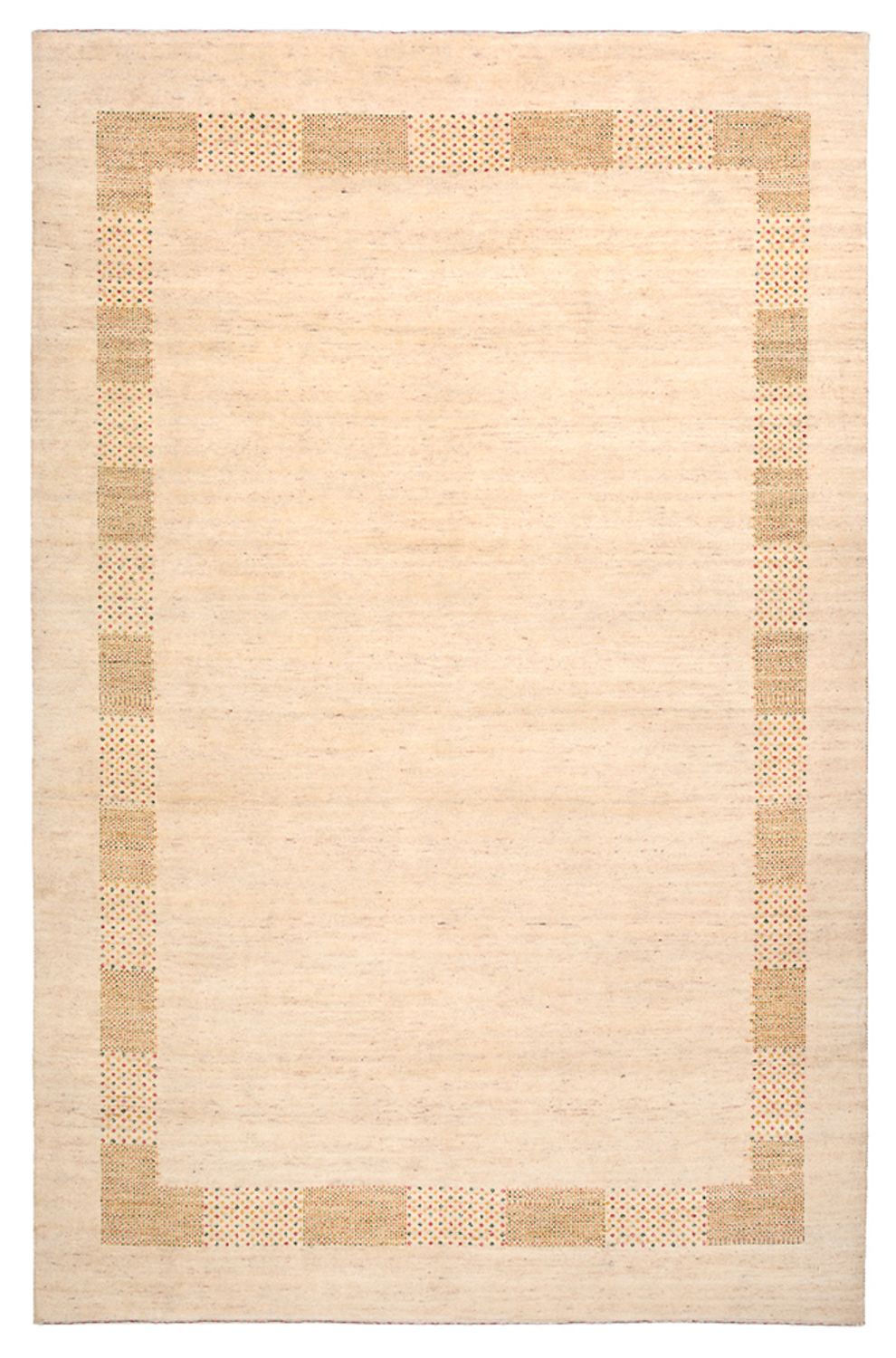Gabbeh Rug - Loribaft Indus - 295 x 191 cm - light beige
