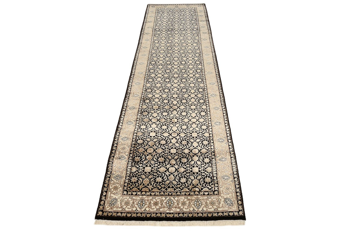 Runner Oriental Rug - Bidjar - Indus - 304 x 83 cm - dark beige