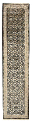 Runner Oriental Rug - Bidjar - Indus - 368 x 83 cm - dark beige