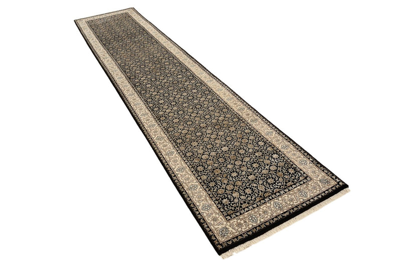 Runner Oriental Rug - Bidjar - Indus - 368 x 83 cm - dark beige