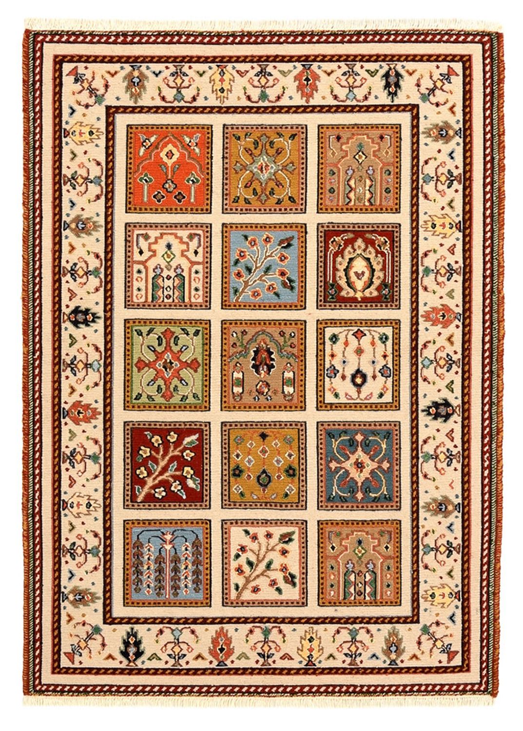Oriental Rug - 117 x 84 cm - cream