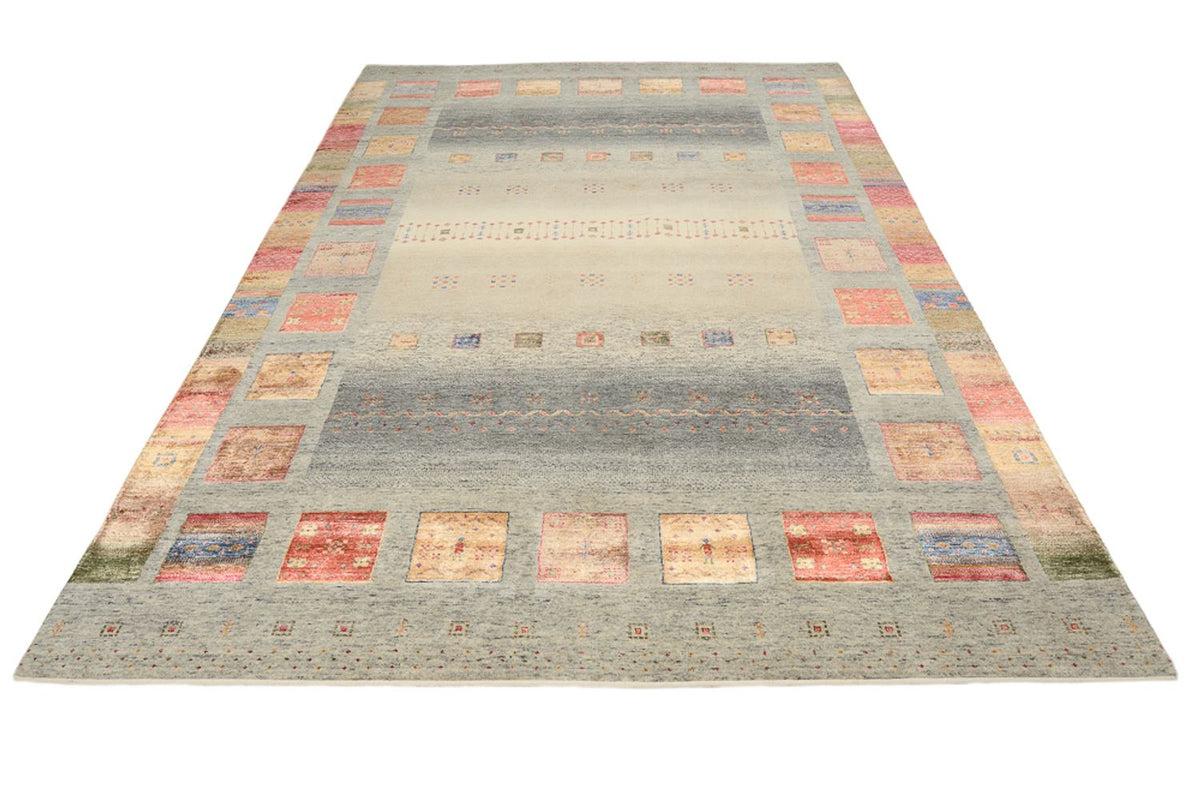 Gabbeh Rug - Loribaft Indus - 304 x 208 cm - dark beige