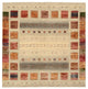Gabbeh Teppich - Loribaft Indus quadratisch  - 206 x 204 cm - dunkelbeige
