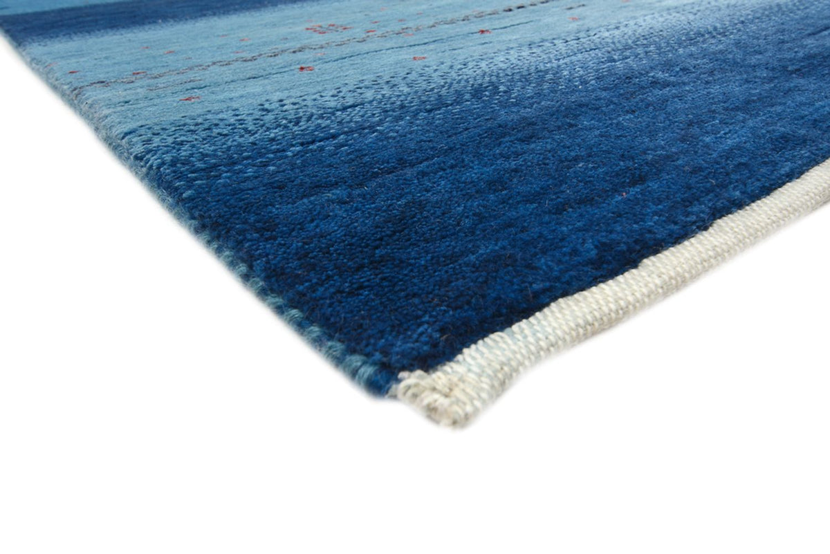 Gabbeh Rug - Loribaft Indus - 304 x 204 cm - sea blue