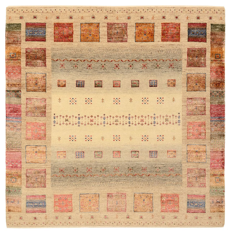 Indo Loribaft Rug 155x153cm - Wool Rug