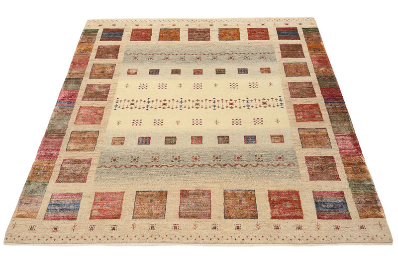 Indo Loribaft Rug 155x153cm - Wool Rug