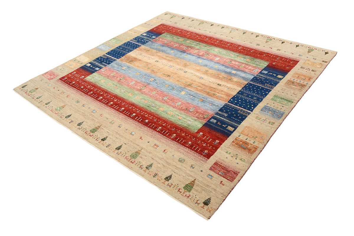 Indo Loribaft Rug 203x203cm - Wool Rug