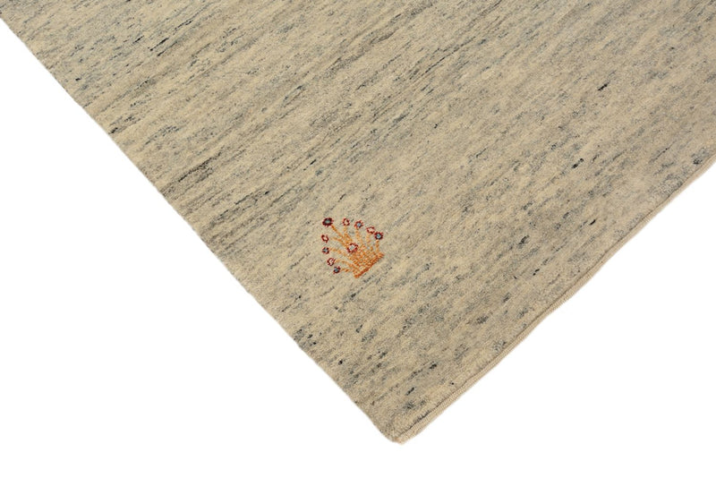 Runner Gabbeh Rug - Loribaft Indus - 295 x 80 cm - dark beige