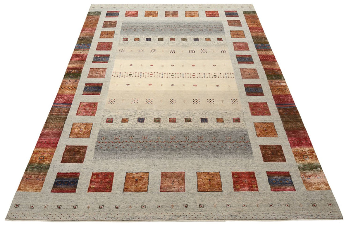 Gabbeh Rug - Loribaft Indus - 351 x 251 cm - dark beige