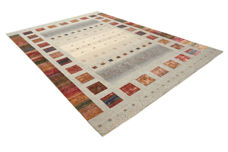 Gabbeh Rug - Loribaft Indus - 351 x 251 cm - dark beige