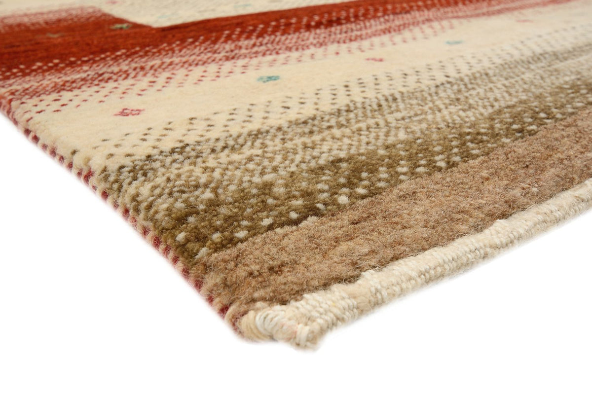 Gabbeh Rug - Loribaft Indus - 206 x 156 cm - light beige