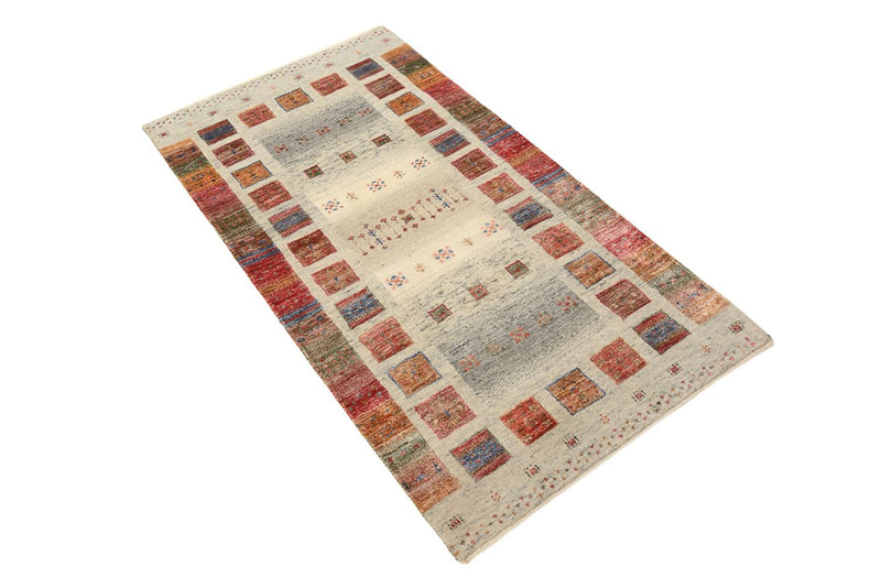 Gabbeh Teppich - Loribaft Indus - 140 x 75 cm - mehrfarbig