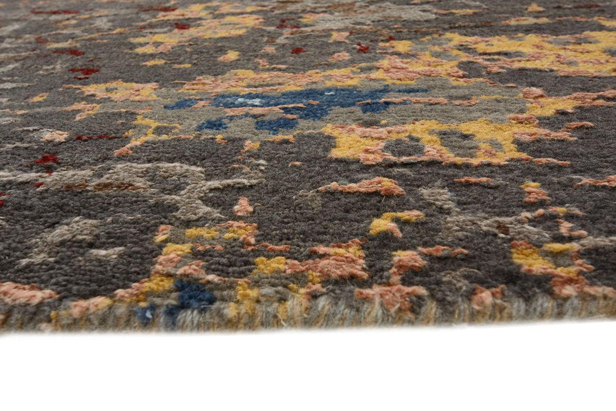 Designer Rug round  - 182 x 180 cm - multicolored